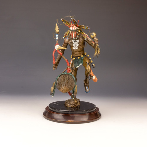Franklin mint bronze - figure,