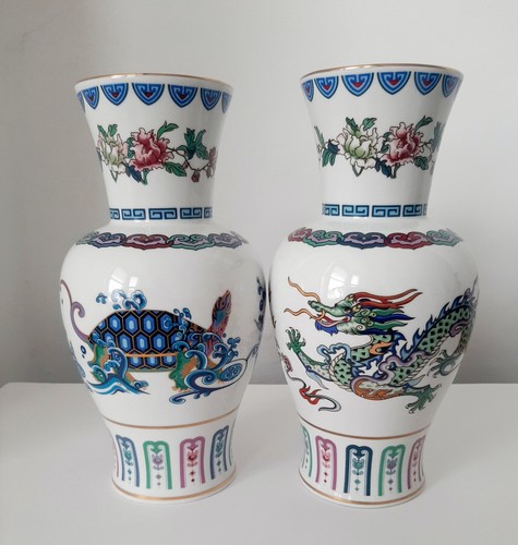 Pair vases the dance of - dance,