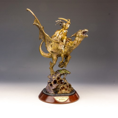 Franklin mint bronze figure - franklin,