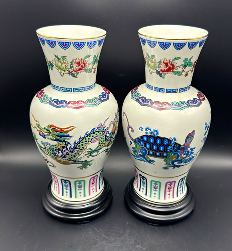 Franklin mint pair - pair, porcelain